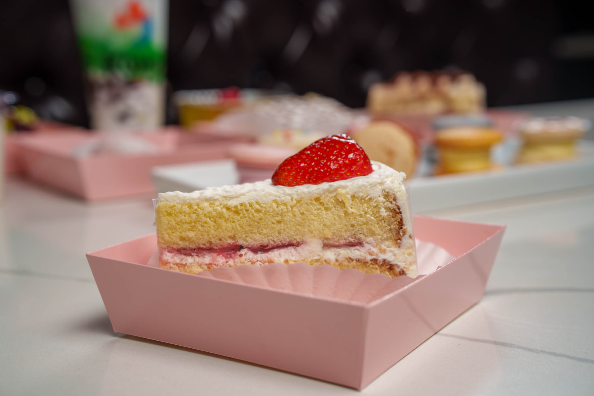 Strawberry Shortcake Slice at Koho Korean BBQ