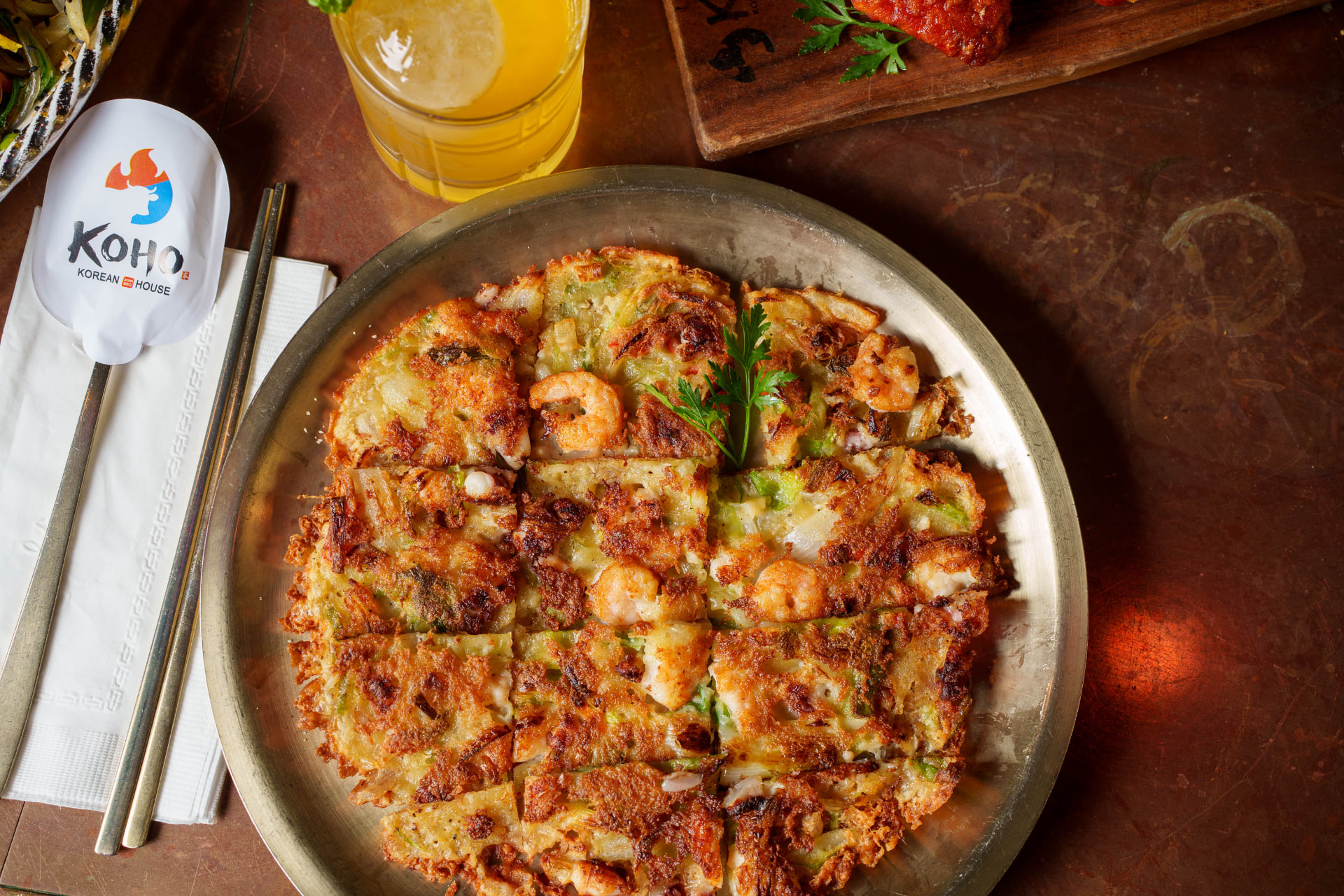 Seafood Pancake at Koho Korean BBQ