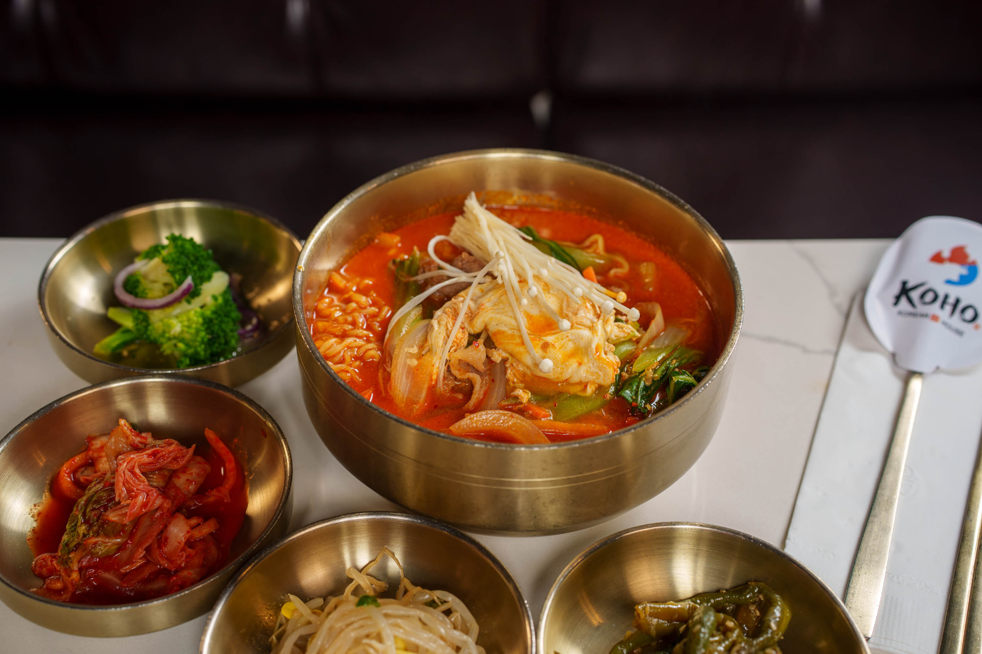 Spicy Brisket Ramen (Hot) at Koho Korean BBQ